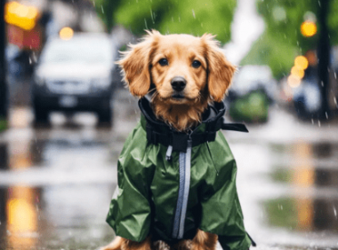 雨天遛狗注意事项：给爱犬提供舒适舒适和安全的雨中散步体验