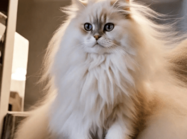 长毛猫拉屎总粘毛怎么办正常吗