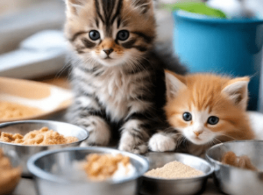 1 到 2 个月小猫的最佳饮食：2个月小猫吃的食物