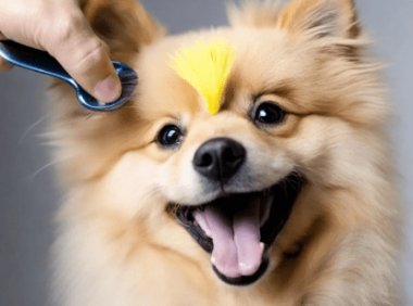 狗狗嘴巴毛发黄怎么除掉